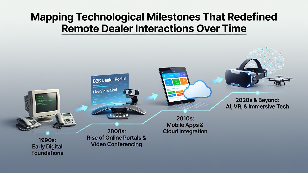 Modern remote dealer setup with multiple camera angles, AI-assisted overlays, and synchronized player interfaces displayed on various devices
