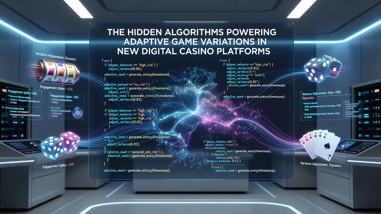 Server infrastructure supporting real-time algorithmic adjustments in casino platforms